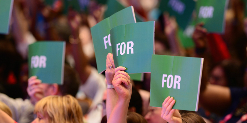 RCN Student Debate - voting cards
