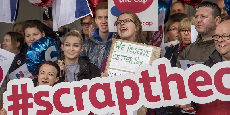 Pay protest in Scotland