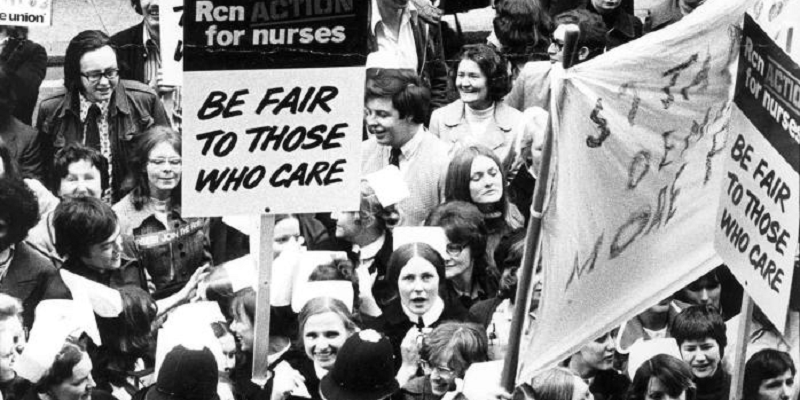 RCN pay campaign 1974