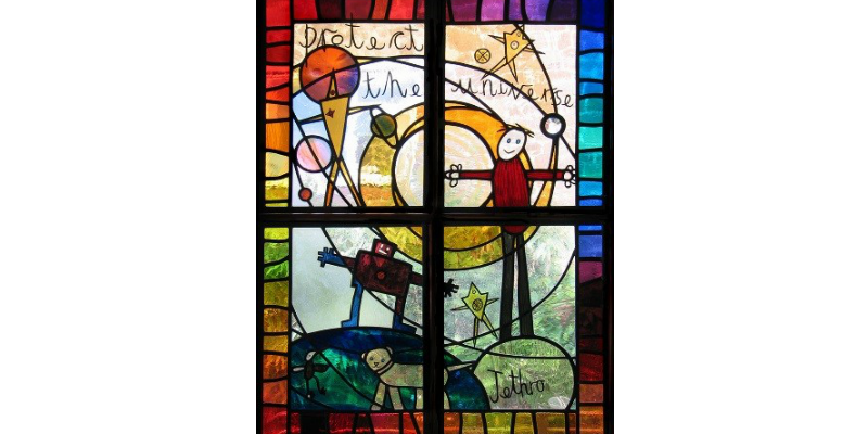 Stained glass history of emotion