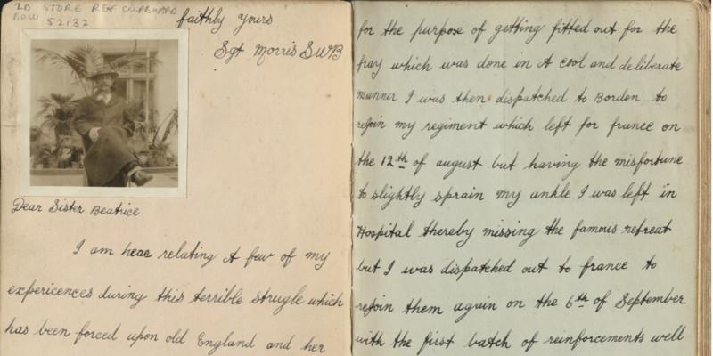 WWI scrapbooks