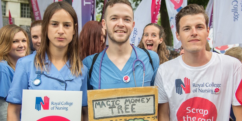 RCN pay protest