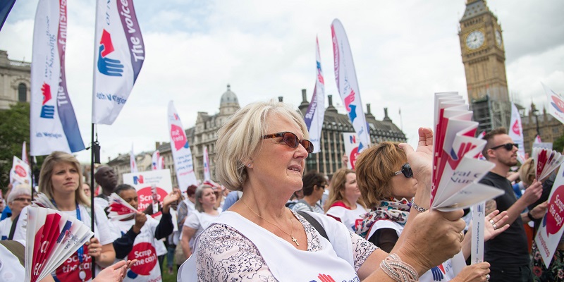 RCN pay rally