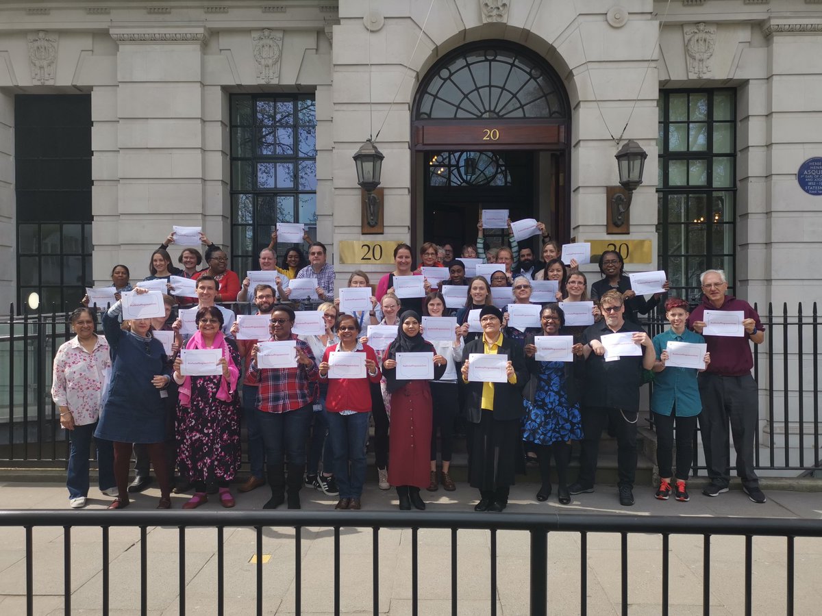 RCN London members at campaign event