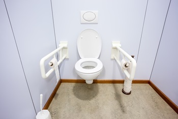 Floor/wall mounted toilet support