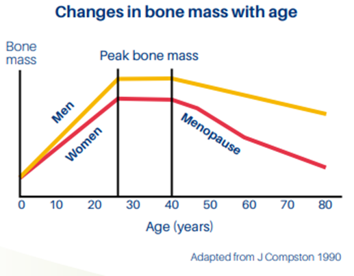 Bone Mass Chart