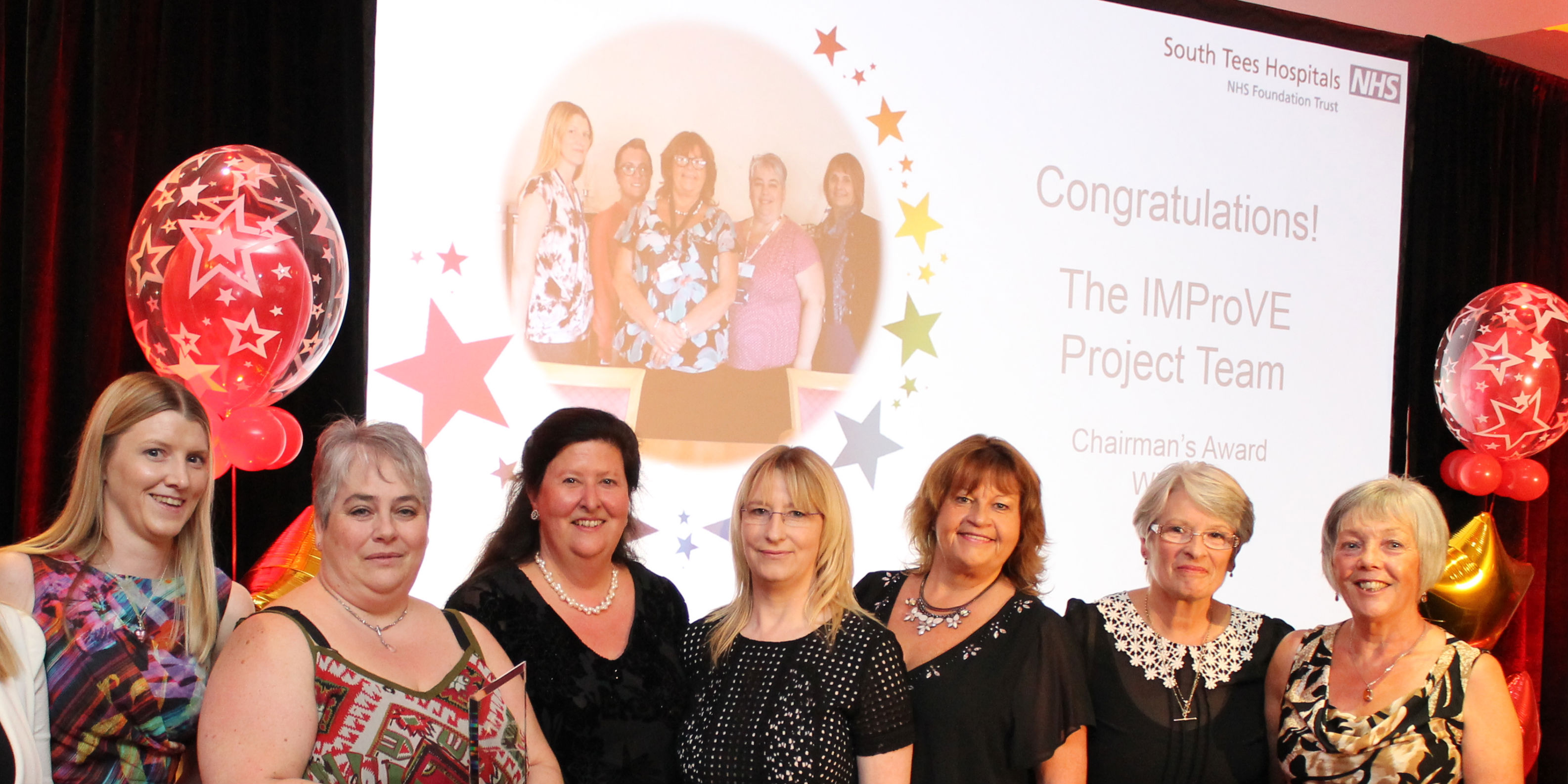 Senior RCN officer Sandra Bullock (far right) was part of the IMproVE team at South Tyneside which won an award for excellent partnership working