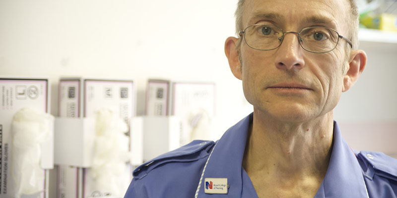 unhappy nurse