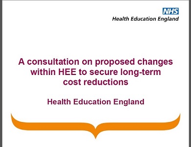 HEE consultation front cover