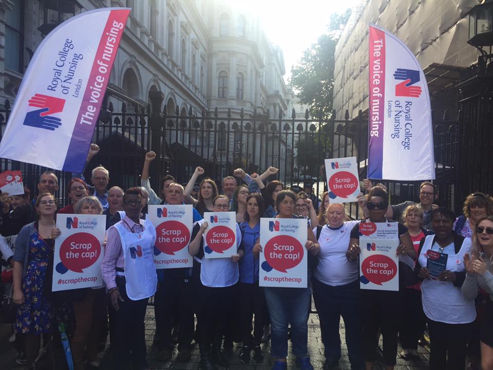 London members outside Downing Street