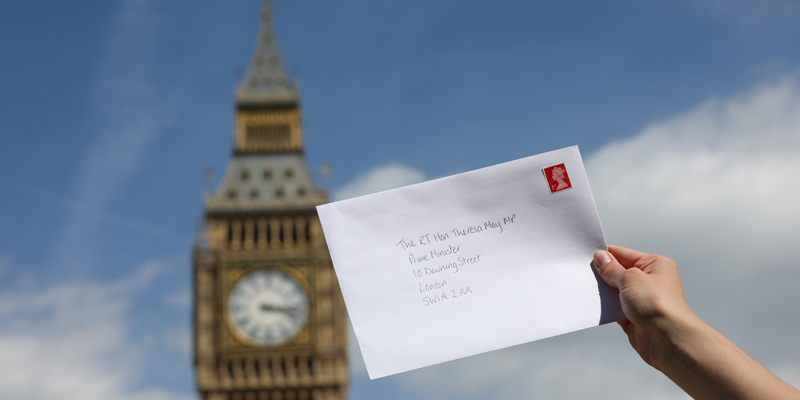 Letter to PM