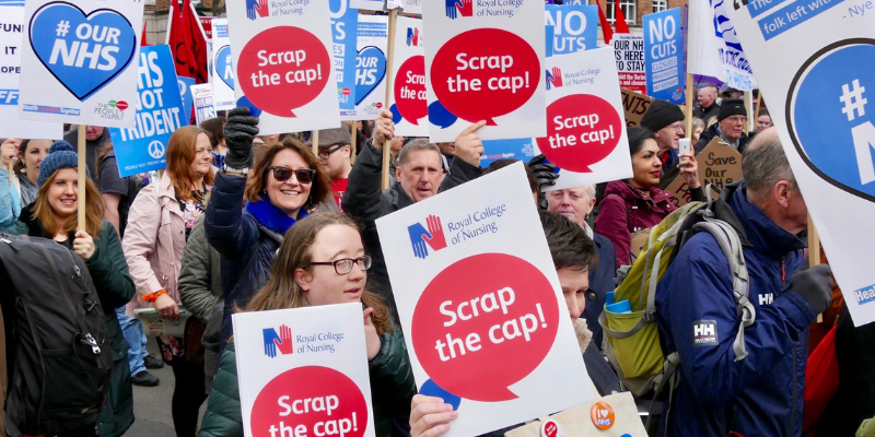 London Protests scrapthecap