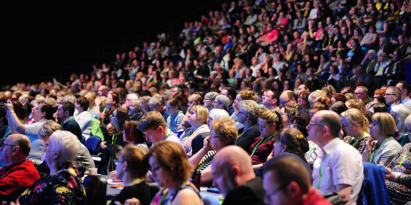 Delegates at RCN Congress in Liverpool