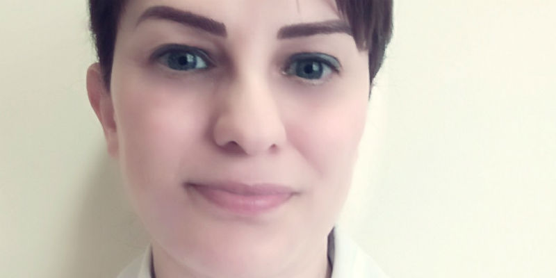 Smiling trainee nursing associate
