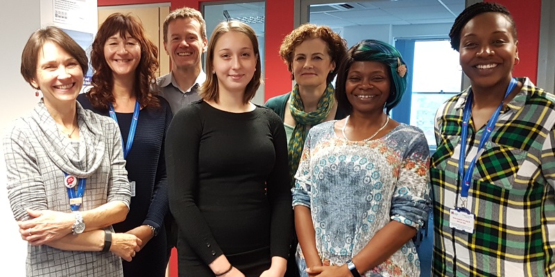 Alenka Senekovic and RCN East Midlands staff