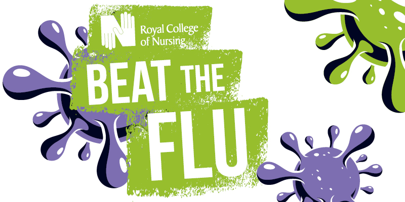 Beat the flu logo