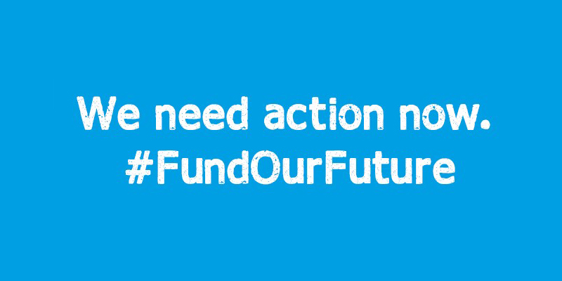 Fund our future campaign logo