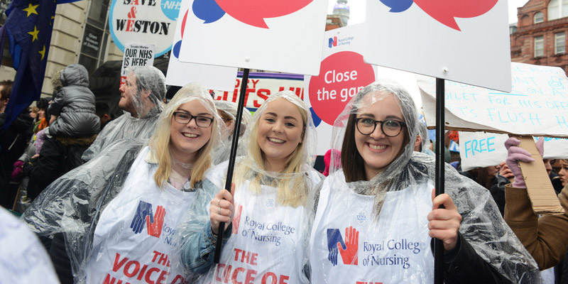 NHS march