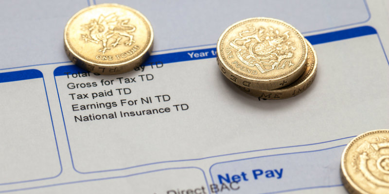 UK PAYE slip