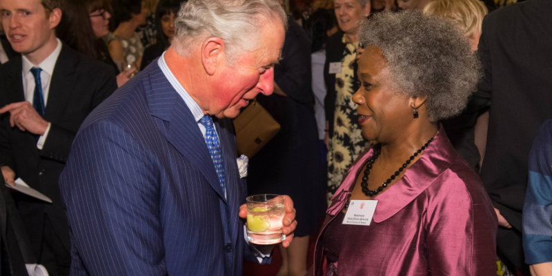 Prince Charles and Dame Donna Kinnair