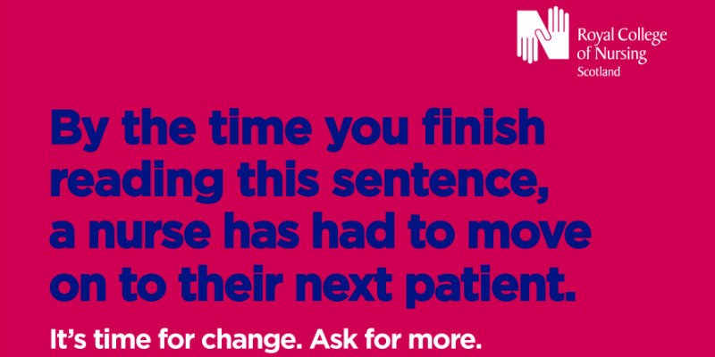Scotland safe staffing campaign
