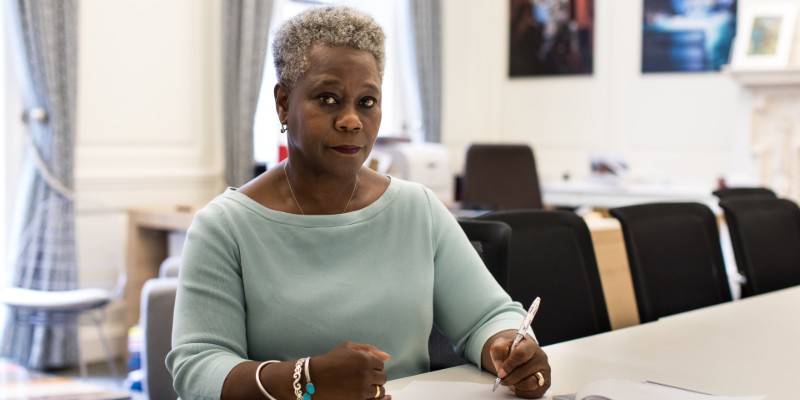 RCN Chief Executive Dame Donna Kinnair writing a letter