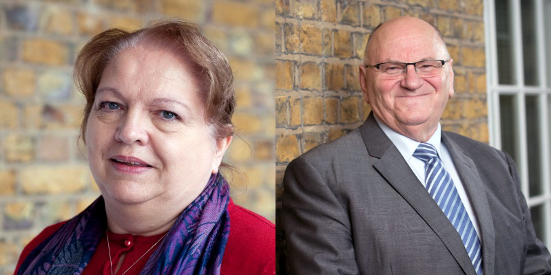 RCN Chair of Council Sue Warner and Vice Chair Richard Jones MBE