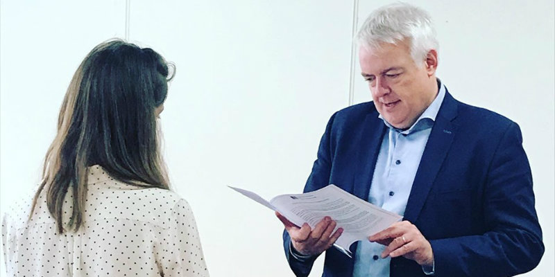 Carwyn Jones AM & Rosie Raison
