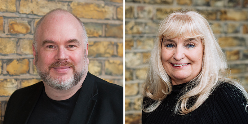 Dave Dawes and Carol Popplestone