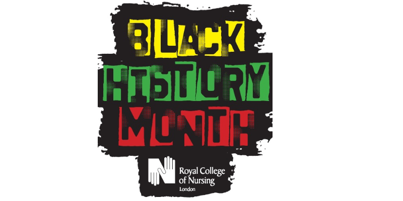 Black History Month RCN London logo Black History Month RCN London logo