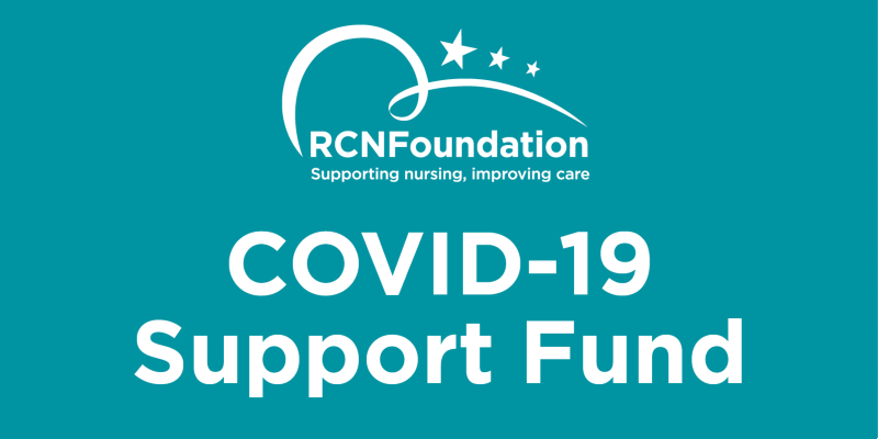 RCN Foundation Covid-19 support fund logo