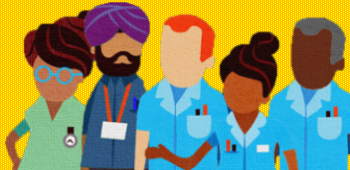 illustration of nursing staff