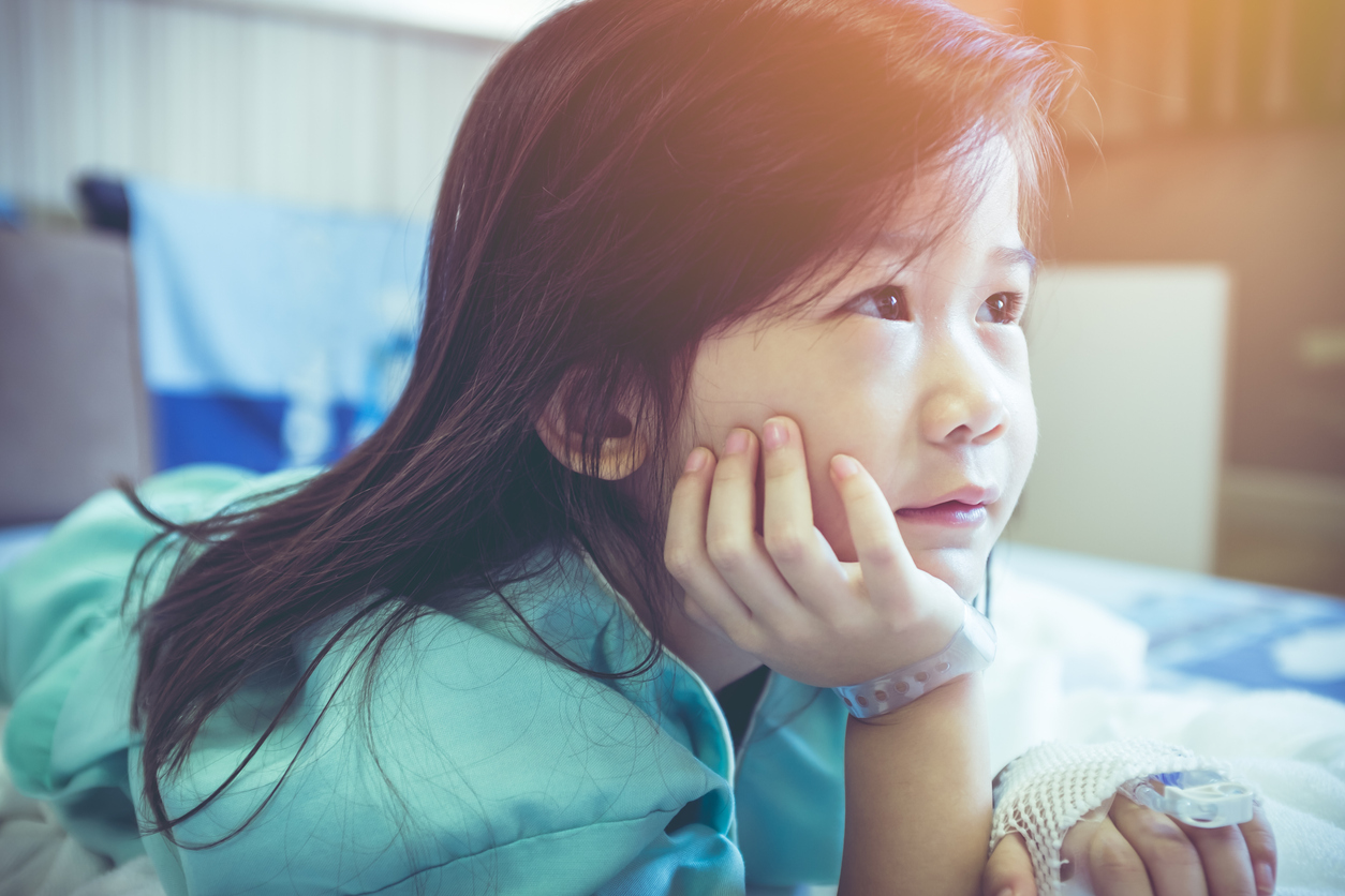 asian girl hospital