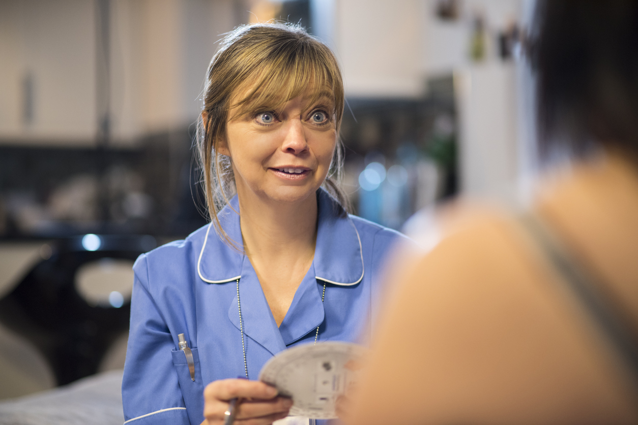 midwife close up