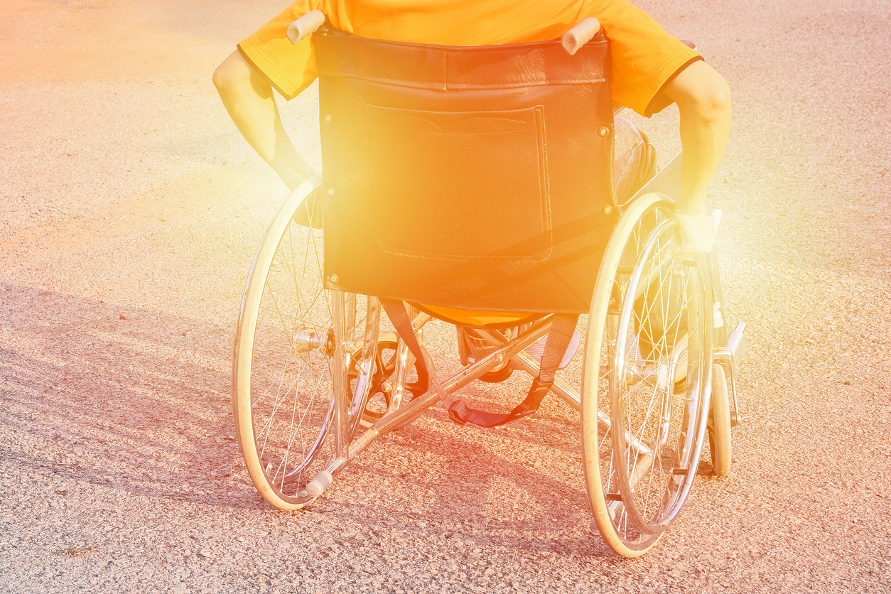 wheel chair back