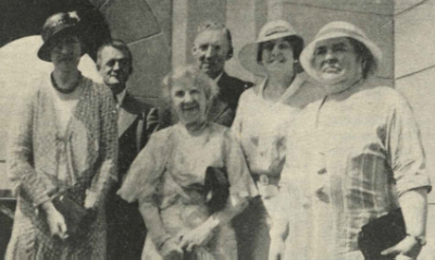 Edith MacGregor Rome, 1933–1934 and 1937–1938. Edith (centre) was a member of the College from 1916 and became Organising Secretary in 1920, developing the regional branches. She was later the first Secretary of the Student Nurses’ Association and an active Council member from 1931. During World War One she led a nursing unit of the British Red Cross Society into Romania and then onwards in 1918 to Russia and Serbia with Lady Muriel Paget’s unit. @Model.StoryImage.Alt