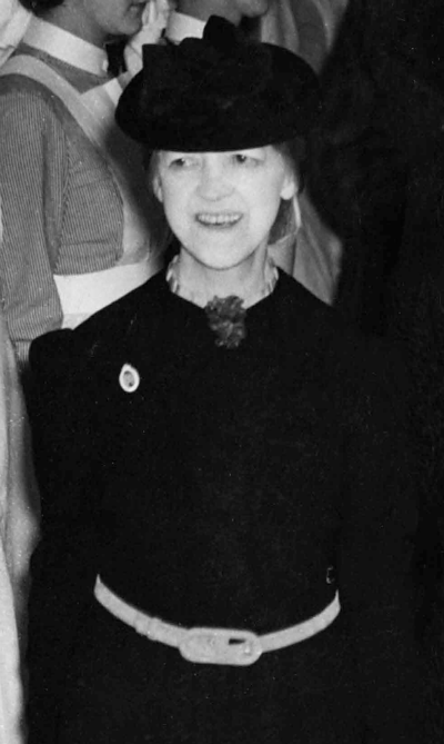 Mary Jones, 1940–1942. Mary joined the College of Nursing in 1918, one of few provincial matrons, starting a local branch of the College in Liverpool in 1928 where she was Branch Chair. In recognition of her services to nursing, Mary received an OBE (1937), and an honorary MA (1942) from the University of Liverpool. @Model.StoryImage.Alt