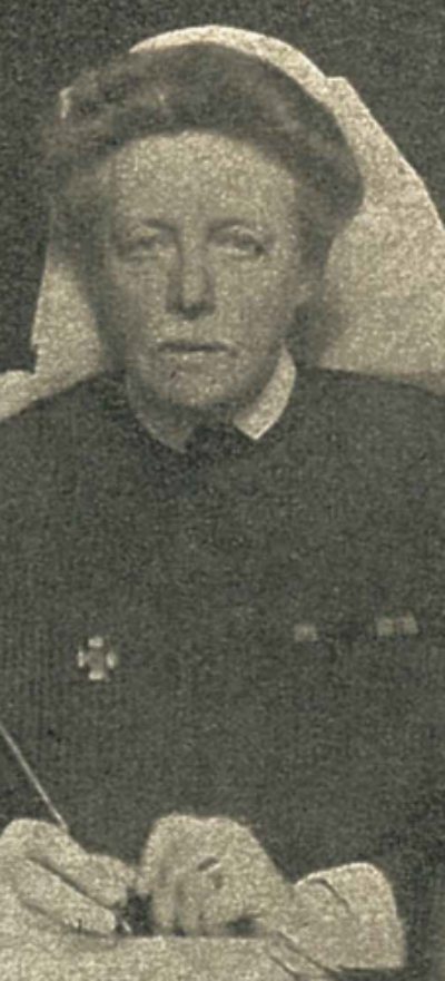 Rachael Cox-Davies, 1929–1930 and 1934–1935. Rachael helped to shape the College’s educational policy for which it subsequently received a royal charter. She was also instrumental in the foundation of the Cowdray Club and the gift of the London headquarters building to the College. During her extensive nursing career she received a Royal Red Cross (1915) and bar (1919) and the Lady of Grace, Order of St John of Jerusalem (1910). @Model.StoryImage.Alt