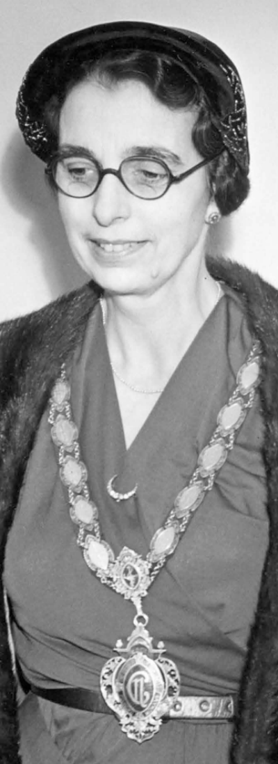 Sybil Bovill, 1954-1956. Active as a Council member of the RCN through the 1940s until 1953 when she became President. Sybil was a director of the National Council of Nurses and a Regional Hospital Area representative for Wales on the General Nursing Council for England and Wales and a member of the Education and Examination Committee. @Model.StoryImage.Alt