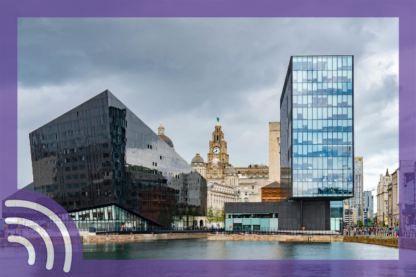 Buildings on Liverpool dock