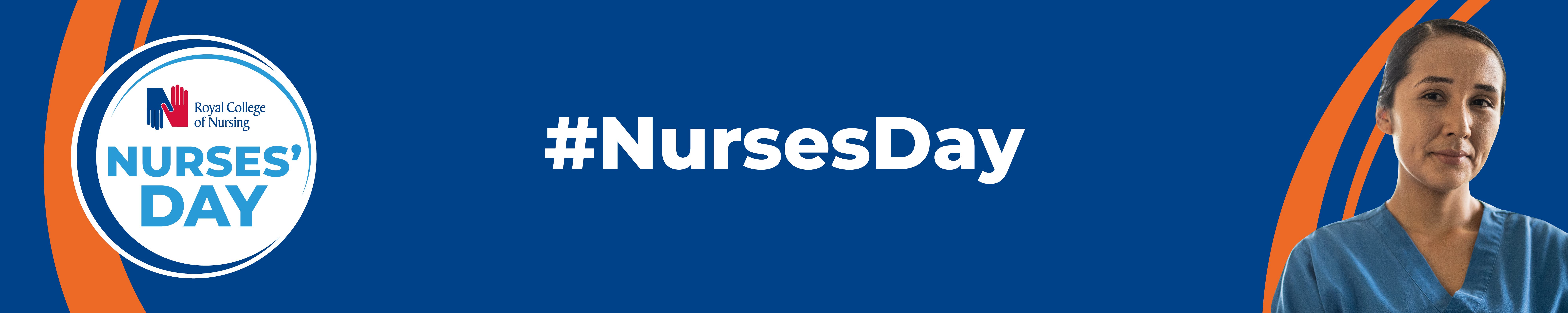 A website header for Nurses' Day 2024