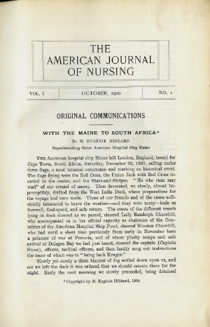 American journal of nursing