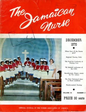 Jamaican nurse December 1970