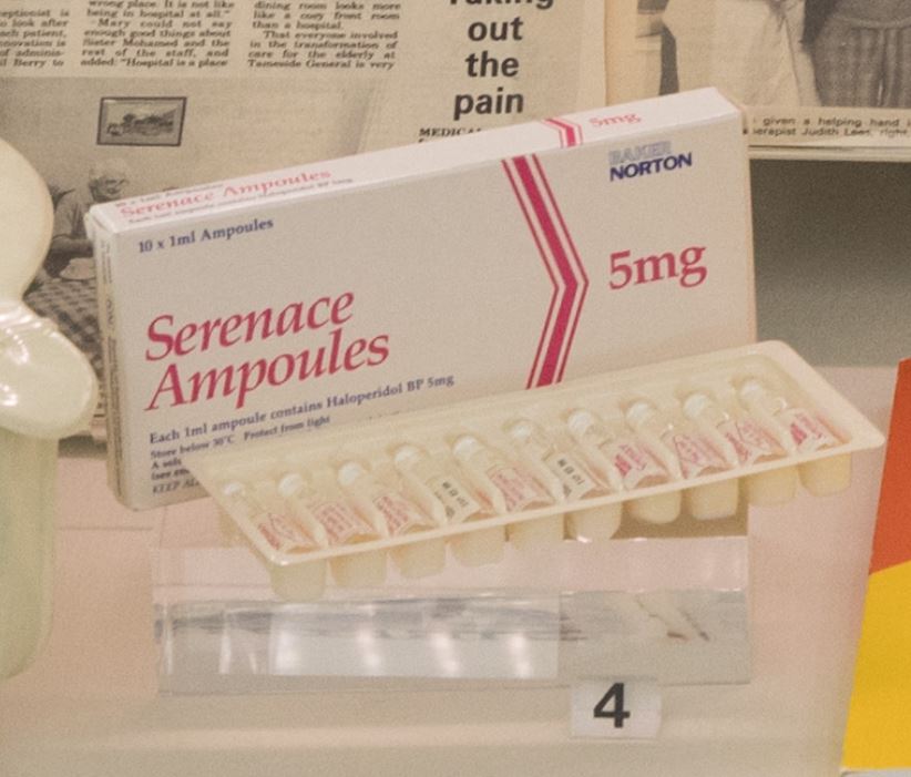 Serenace Ampoules for restlessness and agitation in the elderly, 1996.