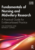 Image of the book cover of Fundamentals of nursing and midwifery research