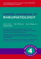 Book cover for Clunie G, Wilkinson N, Nikiphorou, E and Jadon D (2018) Oxford Handbook of Rheumatology. 4th edn. Oup Oxford: GB.