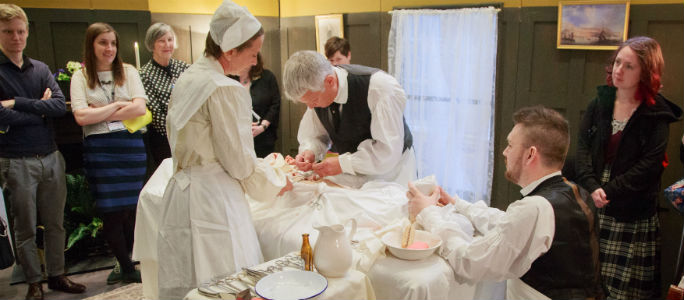 Time travelling operating theatre Library events