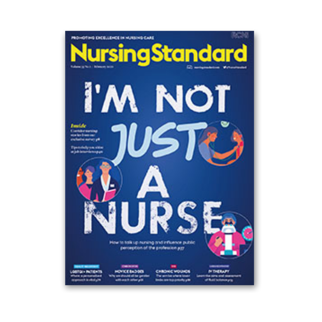 Cover of the Nursing Standard journal
