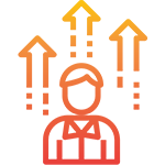 Line art representing professional development