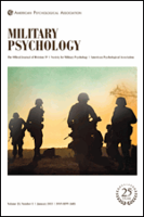 MIlitary Psychology Journal